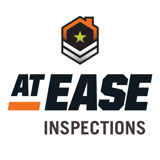At ease home inspection logo and name.