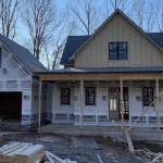 A home being built just before drywall installation.